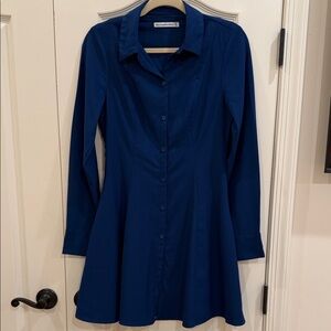 Abercrombie & Fitch Blue Long Sleeve Dress